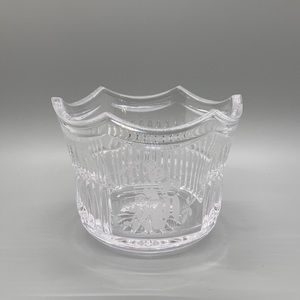 Waterford Crystal Snowman and Child Christmas Bowl
